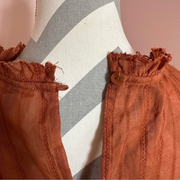 Universal Thread Orange Blouse - Picture 9 of 12